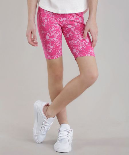 Bermuda-Estampada-Barbie-Pink-8613915-Pink_1 Bermuda-Estampada-Barbie-Pink-8613915-Pink_1