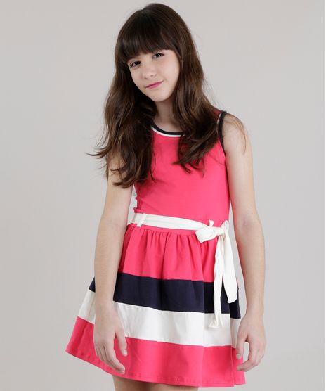 Vestido-com-Laco-Rosa-Escuro-8423958-Rosa_Escuro_1