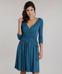 Vestido-Transpassado-com-Faixa-Verde-Escuro-8619419-Verde_Escuro_1