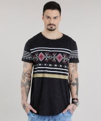 Camiseta-Longa-com-Estampa-Etnica-Preta-8581237-Preto_1