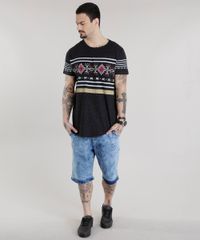 Camiseta-Longa-com-Estampa-Etnica-Preta-8581237-Preto_3