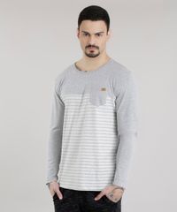 Camiseta-com-Estampa-de-Listras-Cinza-Mescla-8581855-Cinza_Mescla_1