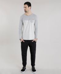 Camiseta-com-Estampa-de-Listras-Cinza-Mescla-8581855-Cinza_Mescla_3