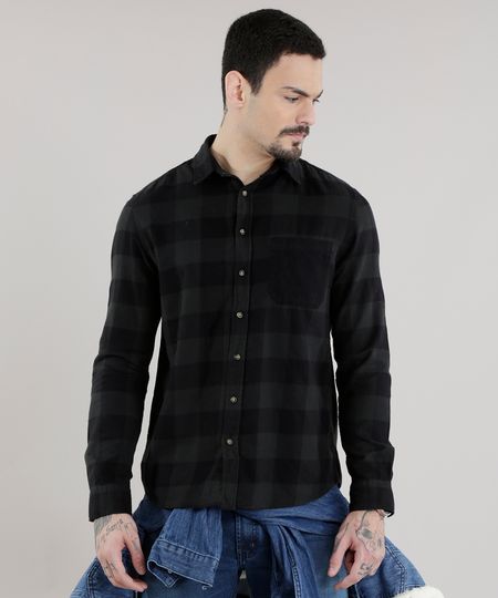Camisa-Xadrez-em-Flanelada-Verde-Escuro-8623412-Verde_Escuro_1 Camisa-Xadrez-em-Flanelada-Verde-Escuro-8623412-Verde_Escuro_1