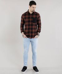 Camisa-Xadrez-em-Flanela-Marrom-8623406-Marrom_3