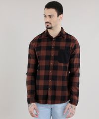 Camisa-Xadrez-em-Flanela-Marrom-8623406-Marrom_5