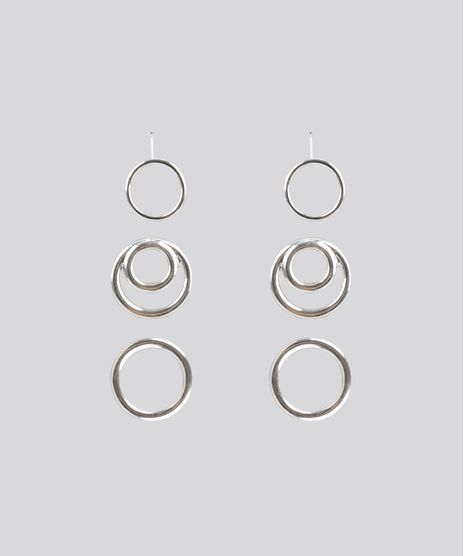Kit-de-3-Brincos-com-Argola-Prateado-8600893-Prateado_1