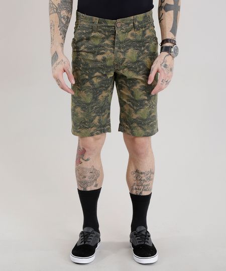 Bermuda-Slim-Estampada-de-Folhagens-Verde-8620778-Verde_1 Bermuda-Slim-Estampada-de-Folhagens-Verde-8620778-Verde_1