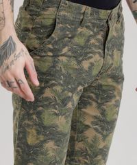 Bermuda-Slim-Estampada-de-Folhagens-Verde-8620778-Verde_4