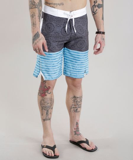 Bermuda-Estampada-Preta-8586438-Preto_1