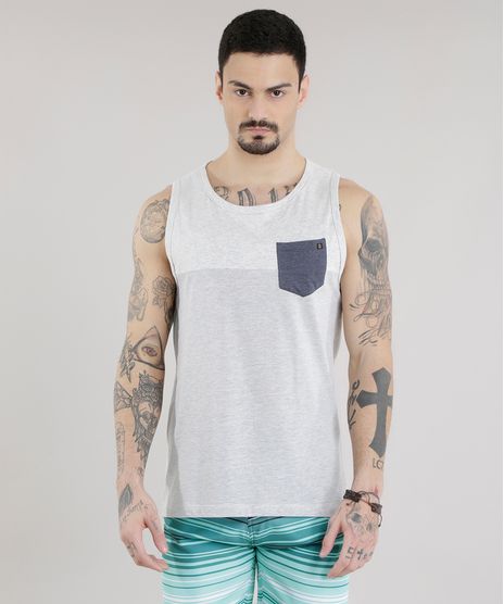 Regata-com-Bolso-Cinza-Mescla-Claro-8677114-Cinza_Mescla_Claro_1