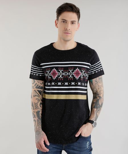 Camiseta-Longa-com-Estampa-Etnica-Preta-8581237-Preto_1