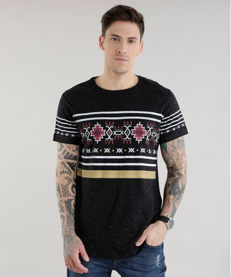 Camiseta-Longa-com-Estampa-Etnica-Preta-8581237-Preto_1