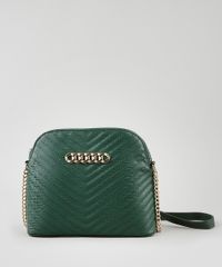 Bolsa-Feminina-Transversal-Media-Matelasse-com-Corrente-Verde-Escuro-9865137-Verde_Escuro_1