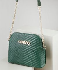 Bolsa-Feminina-Transversal-Media-Matelasse-com-Corrente-Verde-Escuro-9865137-Verde_Escuro_2