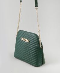 Bolsa-Feminina-Transversal-Media-Matelasse-com-Corrente-Verde-Escuro-9865137-Verde_Escuro_3