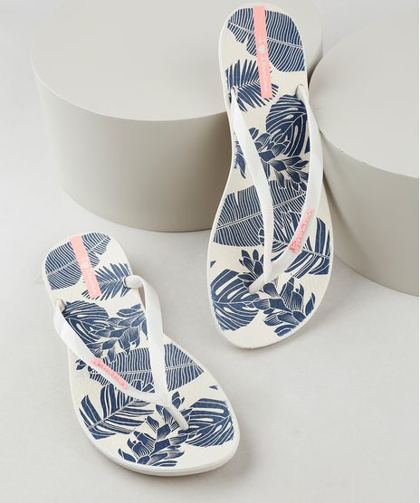 Chinelo-Feminino-Ipanema-Wave-Natural-Estampado-de-Folhagem-Off-White-9941682-Off_White_1
