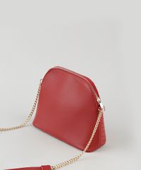 Bolsa-Feminina-Transversal-Media-Matelasse-com-Corrente-Vermelha-Escuro-9865137-Vermelho_Escuro_4