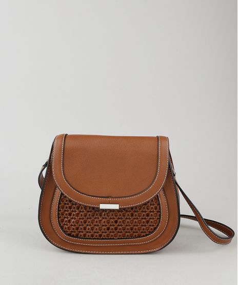 Bolsa-Feminina-Transversal-Pequena-com-Tresse-Marrom-9824115-Marrom_1
