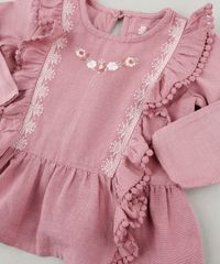 Blusa-Infantil-com-Babado-e-Linho-Manga-Longa-Rosa-Escuro-9844896-Rosa_Escuro_4