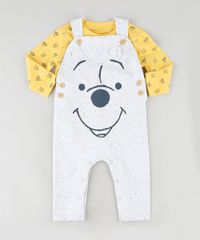 Conjunto-Infantil-Ursinho-Pooh-de-Body-Estampado-Manga-Longa-Mostarda---Macacao-Cinza-Mescla-Claro-9851544-Cinza_Mescla_Claro_1