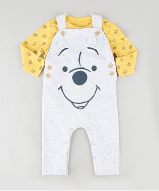 Conjunto-Infantil-Ursinho-Pooh-de-Body-Estampado-Manga-Longa-Mostarda---Macacao-Cinza-Mescla-Claro-9851544-Cinza_Mescla_Claro_1
