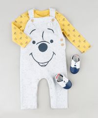 Conjunto-Infantil-Ursinho-Pooh-de-Body-Estampado-Manga-Longa-Mostarda---Macacao-Cinza-Mescla-Claro-9851544-Cinza_Mescla_Claro_3