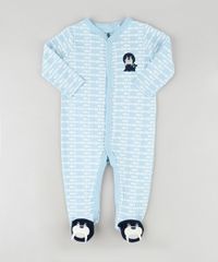 Macacao-Infantil-Leao-Marinho-Estampado-de-Espinha-de-Peixe-com-Pezinho-Manga-Longa-Azul-Claro-9850051-Azul_Claro_1