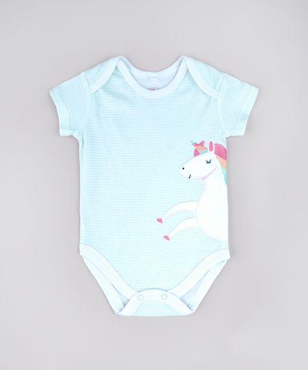 Body-Infantil-Listrado-Unicornio-Manga-Curta-Verde-Claro-9592097-Verde_Claro_1
