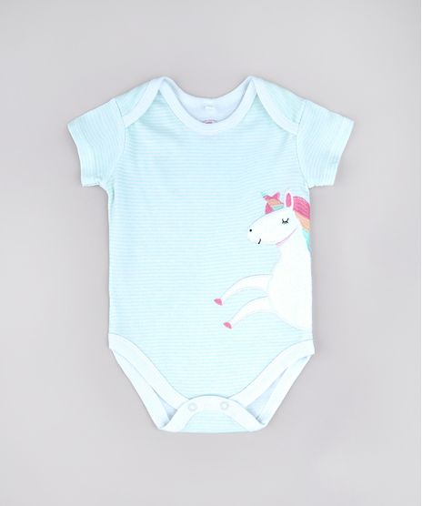 Body-Infantil-Listrado-Unicornio-Manga-Curta-Verde-Claro-9592097-Verde_Claro_1