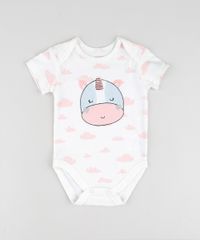 Body-Infantil-com-Patch-de-Hipopotamo-Estampado-de-Nuvens-Manga-Curta--Off-White-9679736-Off_White_1