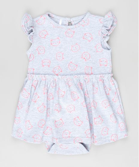 Body-Saia-Infantil-Estampado-de-Gatinhos-Manga-Curta-Cinza-Claro-9879094-Cinza_Claro_1