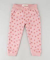Calca-Infantil-Basica-Estampada-de-Coracoes-em-Moletom-Felpado-com-Bolsos-Rosa-9794860-Rosa_1