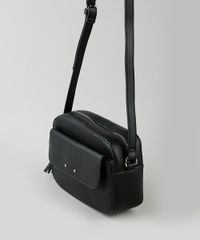 Bolsa-Feminina-Transversal-Pequena-com-Bolso-e-Tassel-Preta-9845697-Preto_3