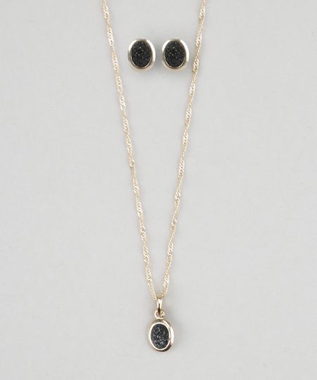 Kit-de-Colar-com-Pingente---Brinco-com-Strass-Dourado-8673764-Dourado_1