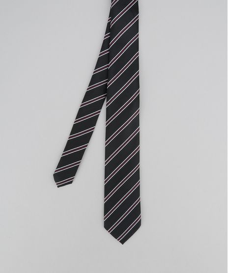 Gravata-em-Jacquard-Estampada-Preta-8594156-Preto_1