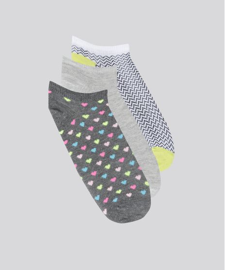 Kit-de-3-Meias-Estampadas-Multicor-8433623-Multicor_1