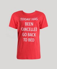 T-Shirt-Feminina-Mindset--Go-Back-to-Bed--Manga-Curta-Decote-Redondo-Vermelha-9937851-Vermelho_1