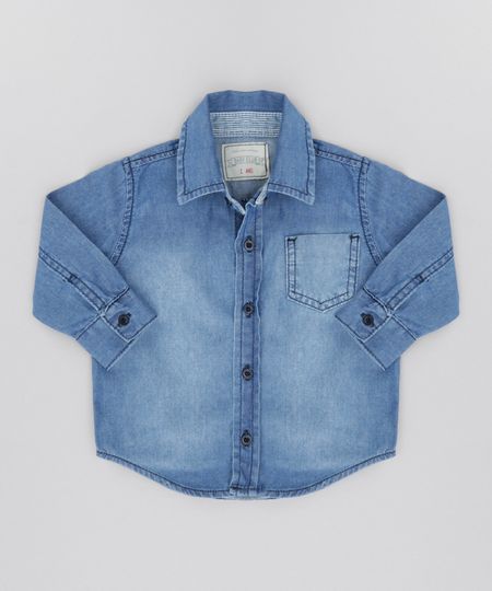 Camisa-Jeans-Azul-Medio-8554588-Azul_Medio_1 Camisa-Jeans-Azul-Medio-8554588-Azul_Medio_1
