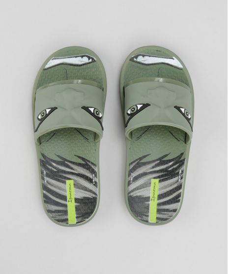 Chinelo-Slide-Grendene-Hulk-Verde-8702131-Verde_1