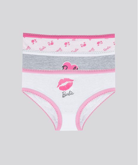 Kit-de-3-Calcinhas-Barbie-Multicor-8653985-Multicor_1