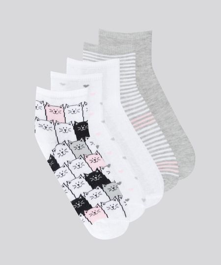 Kit-de-5-Meias-Estampadas-Multicor-8561541-Multicor_1