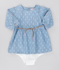 Vestido-Jeans-Estampado-com-Cinto---Calcinha-Azul-Claro-8495893-Azul_Claro_1