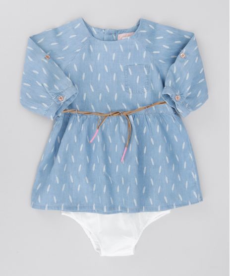 Vestido-Jeans-Estampado-com-Cinto---Calcinha-Azul-Claro-8495893-Azul_Claro_1