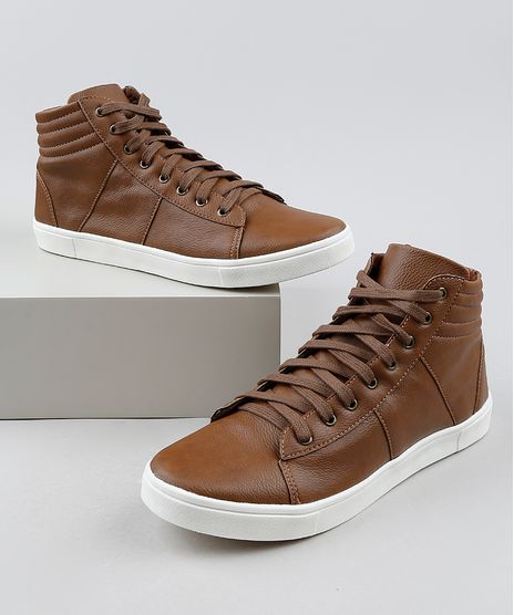 Tenis-Masculino-Oneself-Cano-Alto-Caramelo-9945916-Caramelo_1