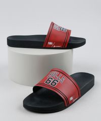 Chinelo-Slide-Masculino-Rider-NBA-Chicago-Bulls-Preto-9948438-Preto_1