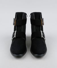 Bota-Feminina-Beira-Rio-Cano-Curto-em-Suede-com-Fivelas-Preta-9943000-Preto_5