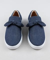 Tenis-Feminino-Slip-On-Via-Uno-com-Laco-Azul-Escuro-9946283-Azul_Escuro_5