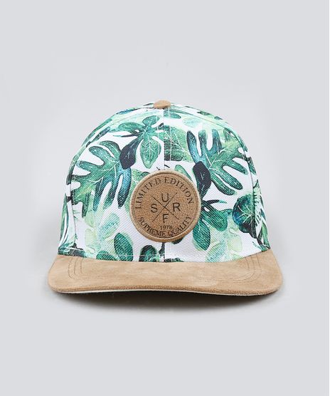 Bone-Masculino-Aba-Reta-Floral-com-Suede-Off-White-9769588-Off_White_1