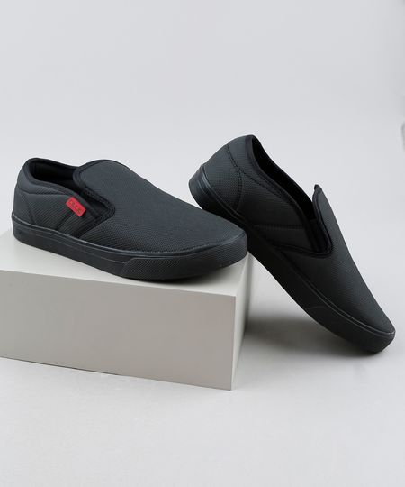 Tenis-Slip-On-Masculino-Ollie-Preto-9841686-Preto_1
